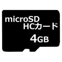 Video Game Accessories - Memory Card (microSDHCカード 4GB SD変換アダプタ付(箱説無し/型番不明品)) - No Box No Manual