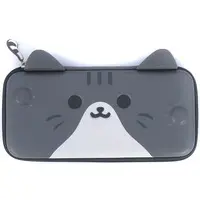 Nintendo Switch - Video Game Accessories - Case (GeekShare Switch/有機EL 対応ケース(グレー猫))